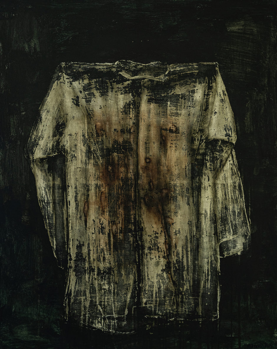"Sacrifice"(Θυσία), 2019, acrylics on canvas, 100X80 cm.